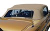 CT125105 1958 Chevrolet/Pontiac; Convertible Top Kit; With Plastic Window; Pinpoint Vinyl; Tan - image 2