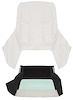 CT131221 1961-64 GM B-Body; Convertible Top Kit; With Glass Rear Window; Pinpoint Vinyl; White - image 1
