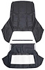 CT133133 1965-70 GM B-Body; Convertible Top Kit; With Plastic Window; Pinpoint Vinyl; Black - image 1