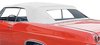 CT140221 1967-70 GM B-Body; Convertible Top Kit; With Glass Window; Pinpoint Vinyl; White - image 2