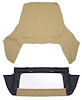 CT144115 1971-76 GM B-Body; Convertible Top Kit; With Plastic Window; With Zipper; Vinyl; Buckskin - image 1