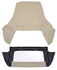 CT144131 1971-76 GM B-Body; Convertible Top Kit; With Plastic Window; With Zipper; Vinyl; Beige - image 1