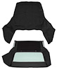 CT144233 1971-76 GM B-Body; Convertible Top Kit; With Glass Window; With Zipper; Vinyl; Black - image 1