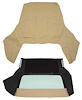 CT144315 1971-76 GM B-Body; Convertible Top Kit; With Glass Window; With Defrost; Vinyl; Buckskin - image 1