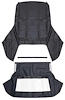 CT227114 1959-60 GM B-Body; Convertible Top Kit; With Plastic Rear Window; Stayfast Canvas Cloth; Black - image 1