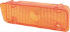1971-72 GM TRUCK PARK LIGHT LENS-AMBER-RH - image 1