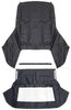 CT244114 1971-76 GM B-Body; Convertible Top Kit; With Plastic Window; With Zipper; Canvas; Black - image 2