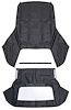 CT244214 1971-76 GM B-Body; Convertible Top Kit; With Glass Window; Without Defroster; Canvas; Black - image 1