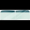 CT4754S 1947-53 Chevy, GMC Pickup Truck; Front Windshield Glass; Green Tint with Blue Shade; 2-Piece Glass - image 2