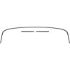 CTS5960 1959-60 Impala; GM B-Body; Convertible Top Rear Tack Strip Bow Set; Tacking Rail; Trimstick; 3-Piece