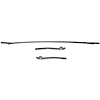 CTS6465A 1964-65 Chevelle, GM Mid Size; Convertible Top Rear Tack Strip Bow Set; Tacking Rail; Trimstick; 3-Piece - image 1