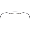 CTS6768 1967-68 Impala; GM B-Body; Convertible Top Rear Tack Strip Bow Set; Tacking Rail; Trimstick; 3-Piece - image 1