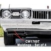 CW1769T 1968 Oldsmobile Cutlass, 442, F85; Under Bumper Scoop Molding Set; 4-Piece Set - image 2