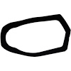CW1789G Tri-Power Ram Air Carburetor Pan Seal, 1965-1967 Pontiac GTO