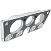 CX1004 1969-72 Chevy, GMC Pickup, Blazer/Jimmy, Suburban; Dash Instrument Bezel; 7 Gauge; Black; with Chrome Accents - image 2