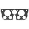 CX1004 1969-72 Chevy, GMC Pickup, Blazer/Jimmy, Suburban; Dash Instrument Bezel; 7 Gauge; Black; with Chrome Accents - image 3