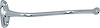 CX1151 1947-55 Chevrolet/GMC Truck; Outer Door Mirror Arm; Chrome; LH - image 1