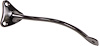 CX1157 1955-59 Chevrolet/GMC Truck; Outer Door Mirror Arm; Black; LH - image 1