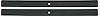 CX1319 1947-87 Chevy, GMC; Stepside, Fleetside Truck; Tailgate Chain Covers; Black - image 1