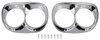 CX1433 1958-59 Chevrolet, GMC Truck; Headlamp Bezels; Pair - image 2