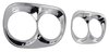 CX1433 1958-59 Chevrolet, GMC Truck; Headlamp Bezels; Pair - image 3