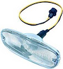 CX1559 1958-59 Chevrolet Truck; Park Lamp Assembly; with Clear Lens, Wiring and Pigtail - image 1