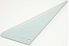 CX1585T Door Vent Glass 1968-72 Chevy, GMC Pickup, Blazer, Suburban; 1 hole; Light Green Tint; 8" x 18" - image 1