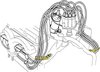 Spark Plug Wire Retainer Fits Select 1955-1972 Chevy Small Block Engines [4-Wire, Rear Mount] - image 2