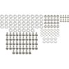 CX2021 1947-55 Chevrolet/GMC Truck; Hardware Set; For Front Fender & Inner Fender; 146 Pieces - image 2
