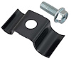 CX9283 1967-72 Chevy, GMC Truck; Battery Tray Hose Clamp; with AC; w/ Bolt; Black - image 1