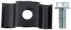 CX9283 1967-72 Chevy, GMC Truck; Battery Tray Hose Clamp; with AC; w/ Bolt; Black - image 2