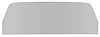 DB4955Y Back Window Glass; 1973-91 Chevrolet Blazer, GMC Jimmy; Dark Gray Privacy Tint - image 1