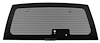 DB8945Y 1995-2000 Escalade, Suburban, Tahoe, Yukon; Rear Window Glass; 3-Hole; Heated; Dk Privacy Tint - image 1
