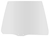 DD6138C Door Glass; 1980-89 GM B, C-Body Sedan/Wagon Rear Clear RH - image 1