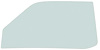 DD6479 Door Glass 1983-93 Mustang, 1983-86 Capri Sedan/Hatchback Tinted LH (Without T-Top) - image 1
