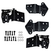 DHK4 1969-70 Mustang, Cougar; Upper and Lower Door Hinge Kit; with Hardware - image 1
