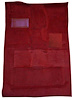 DT2471430 1975-85 Dodge D/W Series Pickup Truck, Crew Cab, 2WD/Manual, 4WD/All,; Cutpile Carpet; Kit, Oxblood - image 1