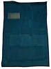 DT2471787 1975-85 Dodge D/W Series Pickup Truck, Crew Cab, 2WD/Manual, 4WD/All,; Cutpile Carpet; Kit, Blue - image 1