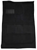 DT2471801 1975-85 Dodge D/W Series Pickup Truck, Crew Cab, 2WD/Manual, 4WD/All,; Cutpile Carpet; Kit,; Black - image 1