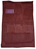 DT2471825 1975-85 Dodge D/W Series Pickup Truck, Crew Cab, 2WD/Manual, 4WD/All,; Cutpile Carpet; Kit, Maroon - image 1