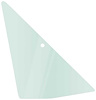 DV2456T 1963-66 Dart, Barracuda, Valiant; Door Vent Glass; 2-Door Hardtop, Convertible; Tinted; LH or RH - image 1