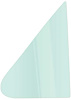 DV6059T 1980-91 Ford F100, F150, F250, F350, Bronco; Front Door Vent Glass Window; Light Green Tint; LH Driver Side - image 1