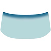 DW0636T Front Windshield Glass; 1963-67 Chevrolet Corvette; Coupe & Convertible; Light Green Tint; with Blue/Green Upper - image 1