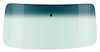 DW1023T 1981-87 Chevette, T1000, Acadian; Front Windshield Glass; Light Green Tint; with Blue/Green Shade - image 1