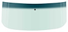 DW655T 1965-68 Ford & Mercury; Front Windshield Glass; Hardtop/Coupe/Convertible; LT Green Tint; w/ Blue/Green Upper Shaded Band - image 1