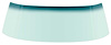 DW689T 1967-69 Camaro, Firebird; Front Windshield Glass; Convertible; Tinted; with Blue/Green Upper Shaded Band - image 1