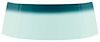 DW690T 1967-76 Dodge, Plymouth A-Body; Front Windshield Glass; 2 Door Hardtop & Convertible; Lt Green Tint; with Blue/Green Uppe - image 1