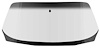 DW785Y 1970-81 Camaro, Firebird; Front Windshield Glass; with Built-In Antenna; with Mirror Bracket; Clear Glass; with Gray Uppe - image 1
