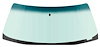 DW803T 1973-77 Buick, Chevy, Pontiac, Oldsmobile A-Body; Front Windshield Glass; 2 Door; Coupe; with Built-In Antenna; Light Gre - image 1