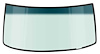 DW884T 1978-83 Fairmont, Zephyr; 1981-82 Cougar, Granada; Front Windshield Glass; Light Green Tint; with Blue/Green Upper Shaded - image 1